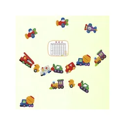 INDIAN ROYALS Red & Blue Cartoon Printed Self-Adhesive & Durable Wall Sticker-picture-31