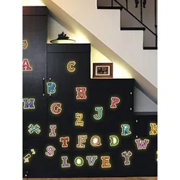 INDIAN ROYALS Red & Blue Glow in the Dark Self Adhesive Wall Sticker-picture-28