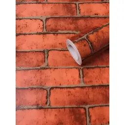 INDIAN ROYALS Red Brick Printed Self-Adhesive & Durable Wall Sticker-picture-37