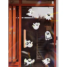 INDIAN ROYALS White & Black Ghost Printed Self-Adhesive & Durable Wall Sticker-picture-36