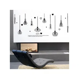 INDIAN ROYALS White & Black Printed Waterproof Heat Resistant Self Adhesive Wall Stickers-picture-12