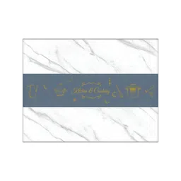 INDIAN ROYALS White & Grey Kitchen & Cooking Printed Self-Adhesive & Durable Wall Sticker-picture-22