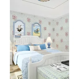 INDIAN ROYALS White & Pink Printed Self-Adhesive & Durable Wall Sticker-picture-26