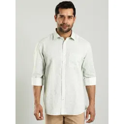 Indian Terrain Green Regular Fit Printed Shirt-picture-22