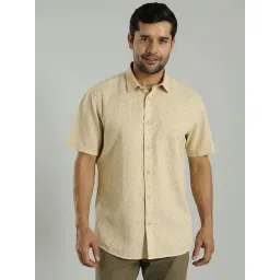 Indian Terrain Khaki Regular Fit Printed Shirt-picture-16