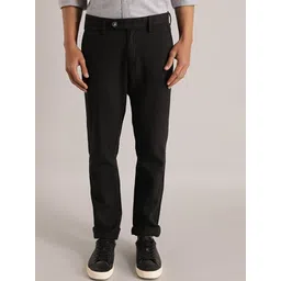 Indian Terrain Men Brooklyn Mid Rise Linen Cotton Chinos-picture-32