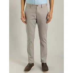 Indian Terrain Men Brooklyn Mid-Rise Slim Fit Trousers-picture-15