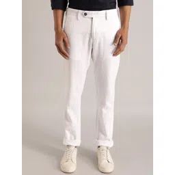 Indian Terrain Men Brooklyn Slim Fit Casual Chinos Trousers-picture-32