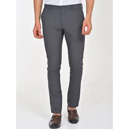 Indian Terrain Men Brooklyn Slim Fit Mid-Rise Cotton Trousers-picture-37