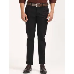 Indian Terrain Men Brooklyn Slim Fit Mid-Rise Flat-Front Regular Trousers-picture-24