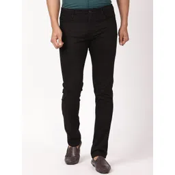 Indian Terrain Men Brooklyn Slim Fit Mid-Rise Formal Trousers-picture-36