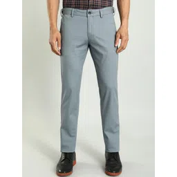 Indian Terrain Men Brooklyn Slim Fit Mid-Rise Regular Trousers-picture-17