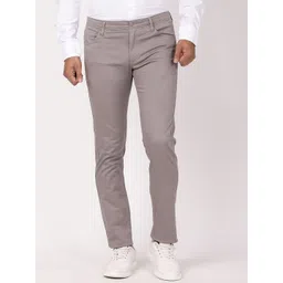 Indian Terrain Men Brooklyn Slim Fit Mid-Rise Trousers-picture-33