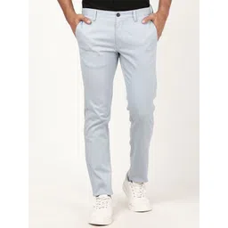 Indian Terrain Men Brooklyn Slim Fit Mid-Rise Trousers-picture-25