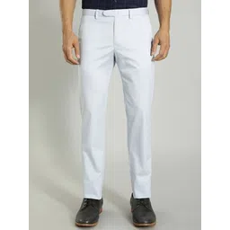 Indian Terrain Men Brooklyn Slim Fit Mid-Rise Trousers-picture-30