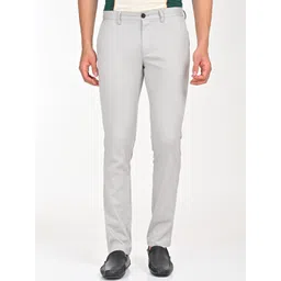 Indian Terrain Men Brooklyn Slim Fit Mid-Rise Trousers-picture-31