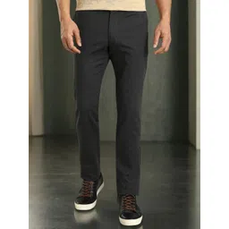 Indian Terrain Men Brooklyn Slim Fit Trousers-picture-33