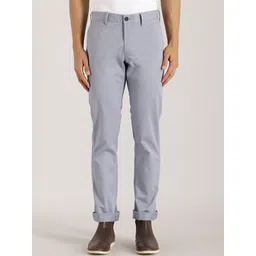 Indian Terrain Men Mid-Rise Brooklyn Slim Fit Chinos Pure Cotton Trousers-picture-21