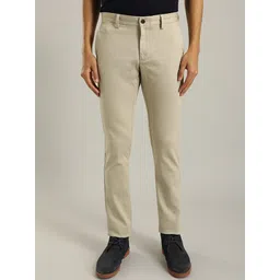 Indian Terrain Men Mid RIse Brooklyn Slim Fit Trousers-picture-41