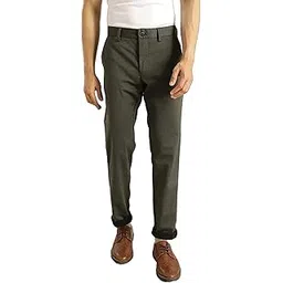 indian terrain Men Solid Green Trousers-picture-18
