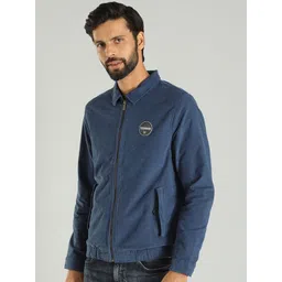 Indian Terrain Men Washed Insulator Longline Outdoor Bomber with Patchwork Jacket-picture-28