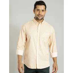 Indian Terrain Micro Ditsy Printed Slim Fit Pure Cotton Casual Shirt-picture-25