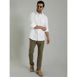 Indian Terrain Slim Fit Floral Printed Pure Cotton Casual Shirt-picture-13