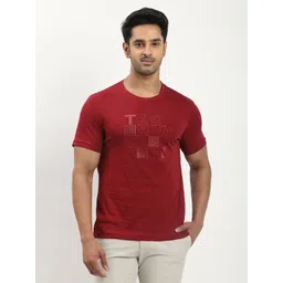 Indian Terrain Typography Printed Round Neck Cotton T-shirt-picture-29