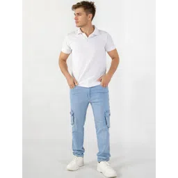 INDIAN THREADS Men Comfort Straight Fit Mid-Rise Light Fade Jeans-picture-22