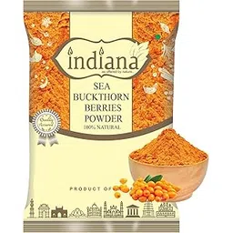 indiana as offered by nature Indiana Sea Buckthorn Berry Powder (200 gm) - Nourishes Skin | Rich in fatty Acids,Omega 3, 6, 7, 9, Collagen, Fiber, Omegas, Vitamin C, Vitamin E| No added Sugar | (200 grams)-picture-17