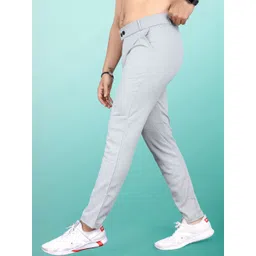INDICLUB Men Regular Fit Mid-Rise Trousers image 4