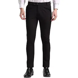 indiclub Men's Regular Fit Formal Linen Blend Trouser-picture-27