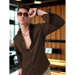 INDICLUB Spread Collar Long Sleeves Shirt-picture-34