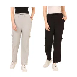 indicrafts Girls Mario Cargo Pants Pack of 2-picture-13