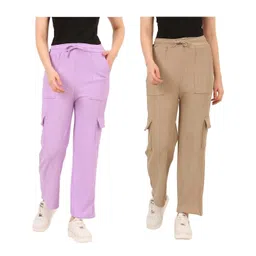 indicrafts Girls Mario Cargo Pants Pack of 2-picture-15