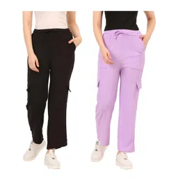 indicrafts Girls Mario Cargo Pants Pack of 2-picture-17