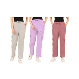 indicrafts Girls Mario Cargo Pants Pack of 3-picture-20