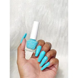Indie Nails Nail Polish Aqua Blue Shade-picture-30