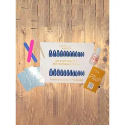 Indie Nails Set Of 24 Long Stiletto Shaped Reusable Press-On Nails Kit-picture-36