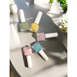 Indie Nails Women Pack of 5 Metallic Nail Polish-picture-39