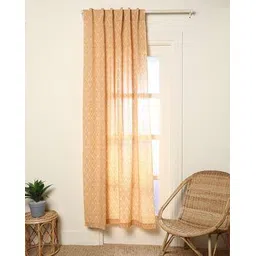 indie picks Hand Dyed Handblock Print Cotton Door Curtain-picture-52