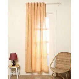 indie picks Hand-Dyed Handblock Print Cotton Door Curtain-picture-48