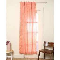 indie picks Hand Dyed Handblock Print Cotton Window Curtain-picture-45