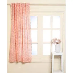 indie picks Hand-Dyed Handblock Print Cotton Window Curtain-picture-12