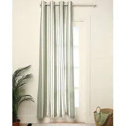 indie picks Preshrunk South Cotton Striped Door Curtain-picture-21