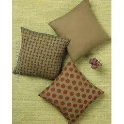 indie picks Set of 3 Handblock Print Cushion Covers 16" x 16"-picture-47