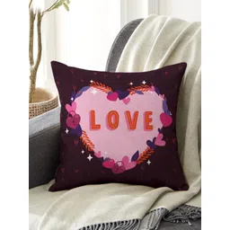 Indigifts Purple & Pink Printed Pre-Filled Cushions-picture-20