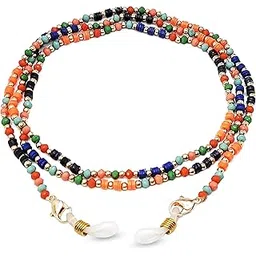 indikonb Bohemian Multicolour Beaded Lanyard Eyeglasses Chain for Women - Stylish Spectacle Chain for Fashion and Function-picture-17