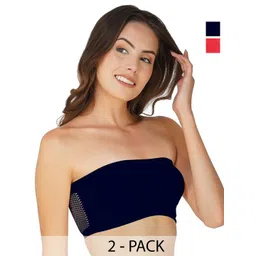 INDIROCKS Pack Of 2 Full Coverage Non Padded Tube Bra-picture-21
