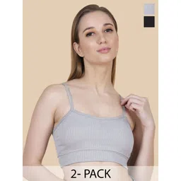 INDIROCKS Pack Of 2 Full Coverage Seamless Workout Bra-picture-17